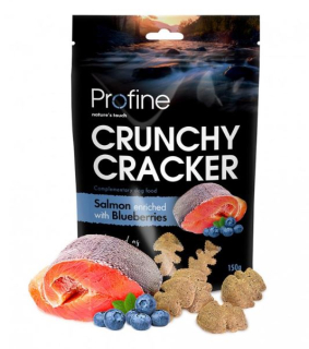 Profine Crunchy Cracker - losos s borůvkami, 150 g
