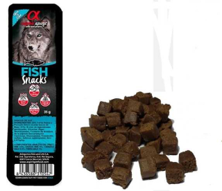 ALPHA SPIRIT Dog Snack - ryba, 35g