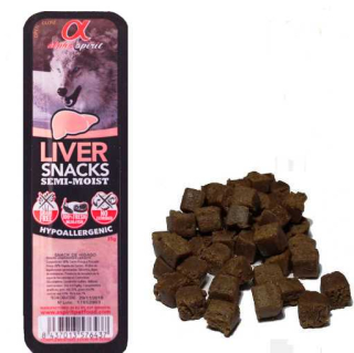 ALPHA SPIRIT Dog Snack - játra, 35g