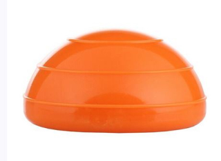 Hladká kopule, 15,5 cm, oranžová
