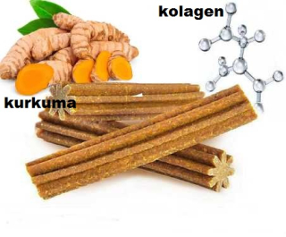 Brit Dental Stick Mobility: Collagen & Curcuma, 7 ks, 251 g