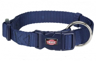 Obojek nylonový Premium, indigo, 22-35 cm délka/10 mm šířka