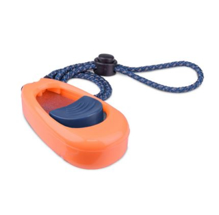 New Multi Clicker - klikr, oranžový a modré tlačítko