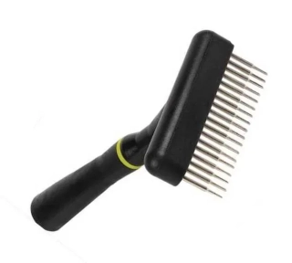 Hrablo s otočnými hroty (2,5 cm dlouhé) - 18 hrotů, na rozčesávání zacuchané srsti