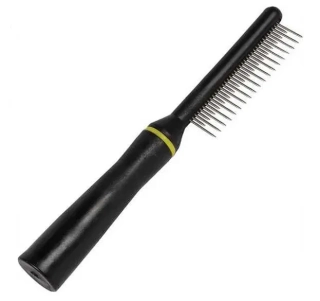 Vyčesávací hřeben s dvojí délkou hrotů Groom HP - 37 hrotů (19 dlouhých, 18 krátkých)