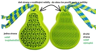 Dentální hračka pro malé psy a štěňátka, 9 cm