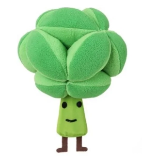 Brokolice - čichací hračka, 21 x 15 cm