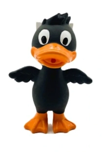 Latexová zvířátko - černý kačírek, 19cm