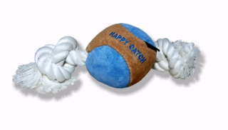 Happy catch - kožený míček s lanem
