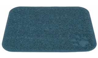 Gumová podložka pod misky 45 x 37 cm , petrolejová