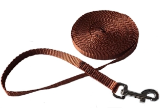 Stopovačka plochý popruh, terakotová 10 m / 10 mm / 5,5 cm