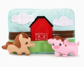 Snuffle Toy "ZVÍŘÁTKA NA FARMĚ" - čichací hračka na pamlsky
