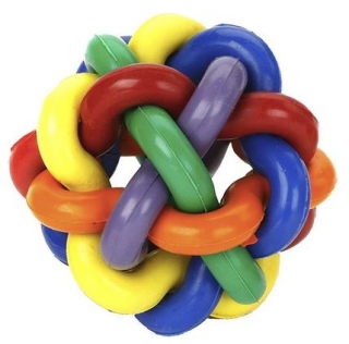 Proplétaný míček 10 cm, barevný