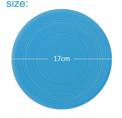 velikost silikonového frisbee