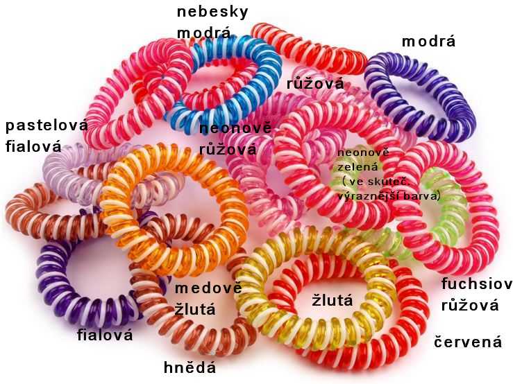 Barvy gumiček