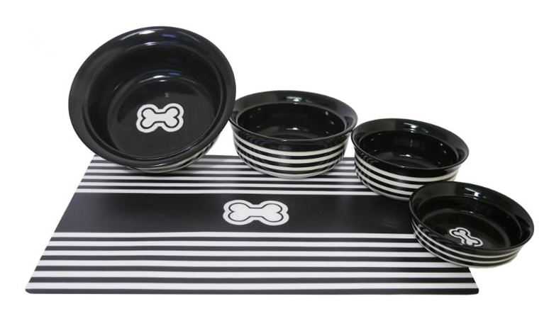 RW misky porcelánové Black Stripes