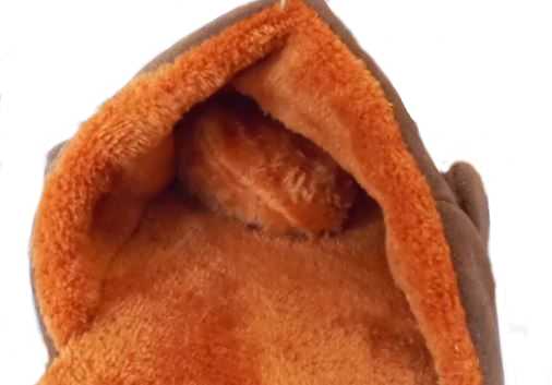 Pohled dovnitř pantoflíčku