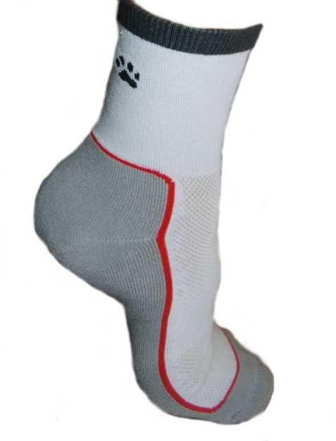 sportovní ponožka bílá