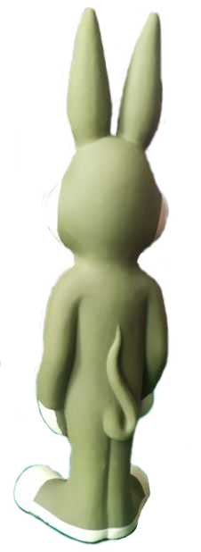 Zajíc zezadu